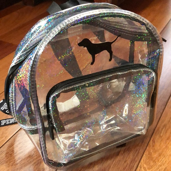 PINK Victoria's Secret Handbags - NWOT PINK Victoria’s Secret Clear Backpack